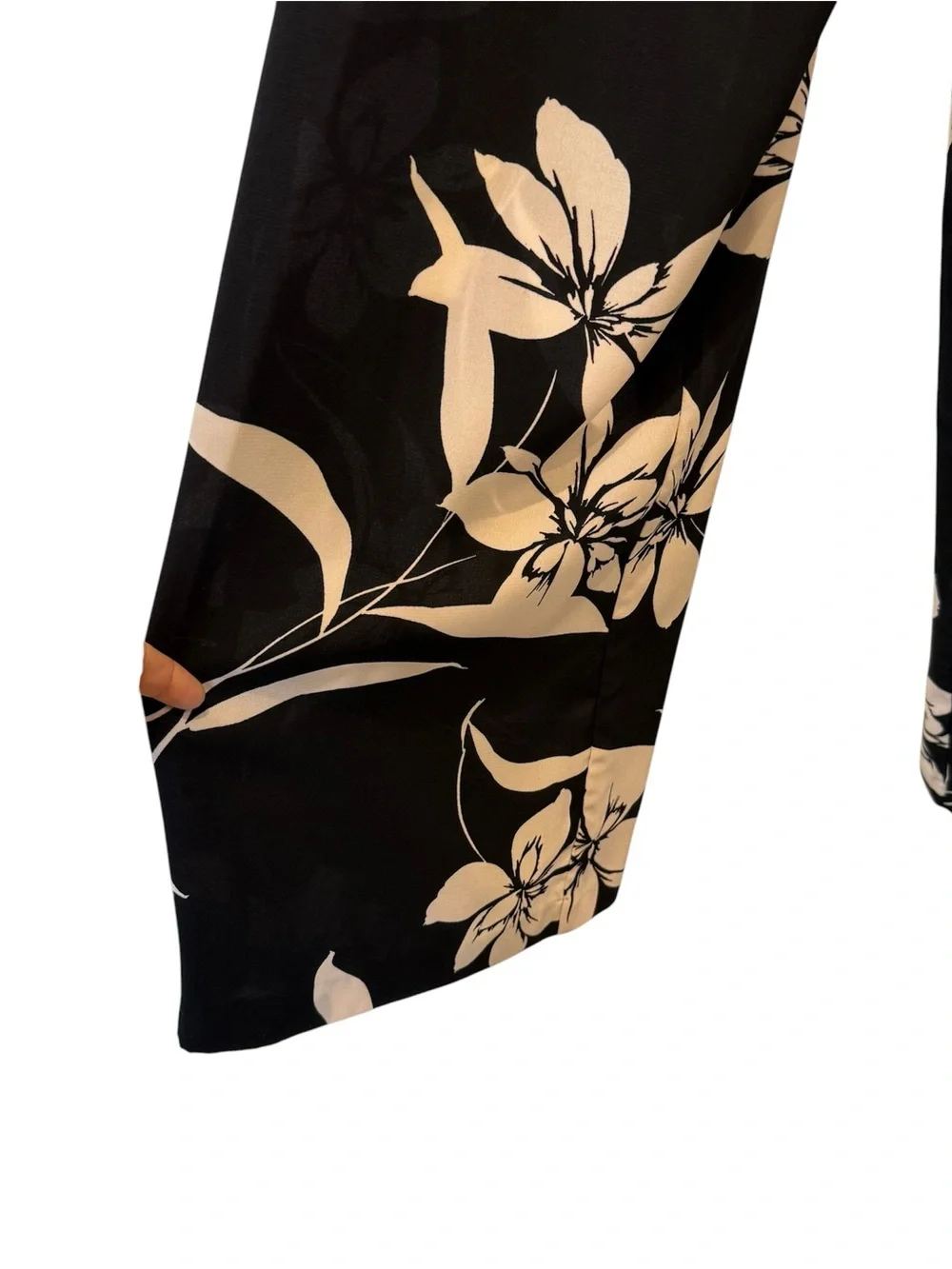 Willow Ryan Floral Tropical Summer Vacation Strapless Wide Leg Jumpsuit Romper S - Picture 7 of 15